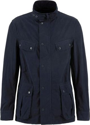Barbour Garment Dyed Duke Casual Jacket - Heren - Zomerjassen - Blauw - XL - Katoen - Jassen