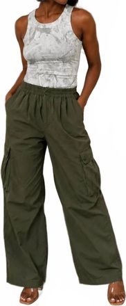 Flying Tomato Nomad Cargo Pants In Olive