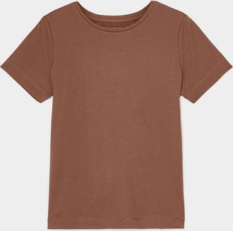 Contemporaine Womens Solid SUPIMA cotton jersey T-shirt