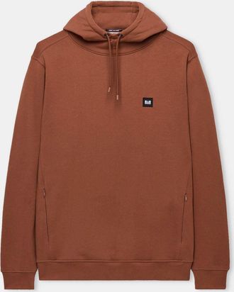 Weekend Offender Mens Weekend Offender Ribbe Badge Hoodie in Rust
