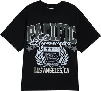 PacSun Crest Cotton Graphic T-Shirt in Black at Nordstrom, Size X-Large