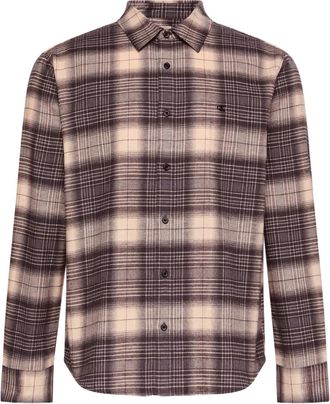 Calvin Klein Geruit overhemd met lange mouwen - Grijs