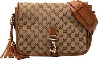 Gucci Tweedehands Gg Canvas Marrakech Schoudertas