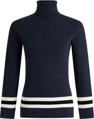 Fusalp Long Truien - Dames - Coltruien - Blauw - XL - Truien & Vesten