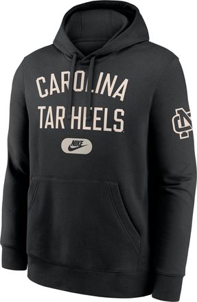 Nike North Carolina Club Nike Mens College Pullover Hoodie in Black | NKDK00ANCV-PZ0