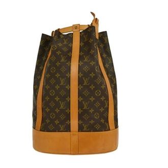 Louis Vuitton Vintage, unisex, Bruin, ONE Size, Pre-owned Canvas Bucket Bag