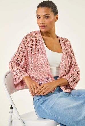 Roman Spacedye Open Knitted Cardigan