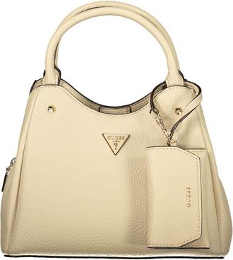 Guess Beige Polyethylene Womens Handbag