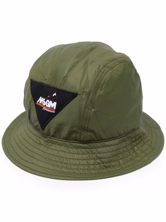 Msgm Vissershoed met logopatch - Groen