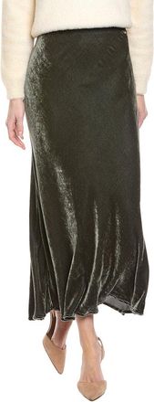 Velvet Velvet By Graham & Spencer Eza Velvet Silk-Blend Skirt