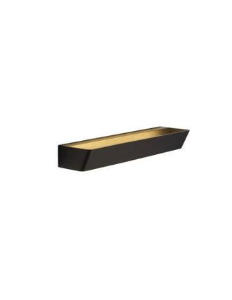 Mantra Mantra Aplique De Pared Led Altea 30w Con Luz Indirecta, Negro 3000k, 100x370x100mm