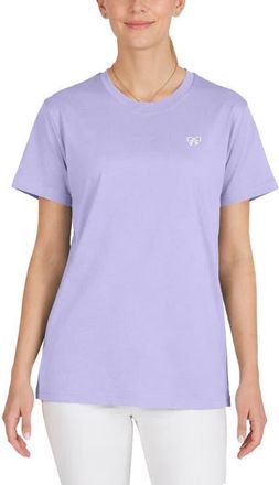 Dalix Womens Bow Jersey Tee in Dark Lavender at Nordstrom, Size Xx-Large