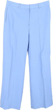 Stella McCartney Stella McCartney Pre-owned Womens Straight-Leg Trousers in Blue Wool - Size EU 44 (Womens)