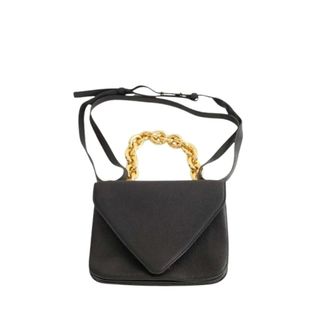 Bottega Veneta Pre-owned Handbags, female, Black, Size: ONE SIZE Pre-owned Sac &agrave; bandouli&egrave;re