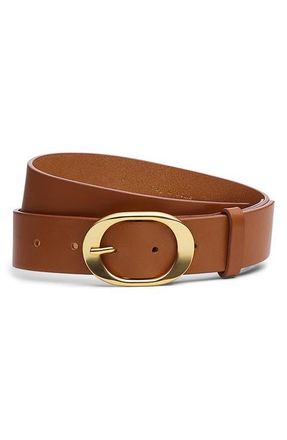 Rag & Bone Vera Leather Belt in Cinnamon at Nordstrom, Size X-Small