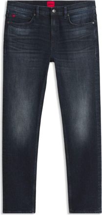 HUGO BOSS Slim-fit jeans in vintage-wash stretch denim