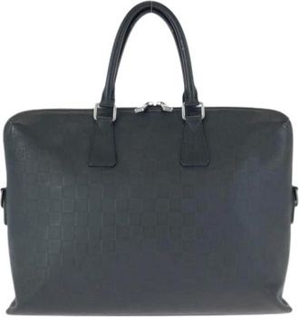 Louis Vuitton Pre-owned Handbags, male, Black, Size: ONE SIZE Pre-owned Briefcase
