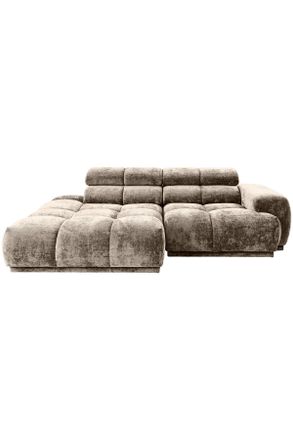 MID.YOU Mid.you Ecksofa, Taupe, Textil, L-Form, Ottomane links, 239x150 cm, Made in EU, Stoffauswahl, seitenverkehrt erhältlich, Wohnzimmer, Sofas & Couches, 
