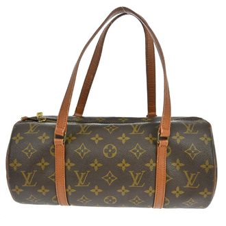 Louis Vuitton Papillon Handbag Monogram Canvas Brown Canvas Handbag (Pre-Owned)