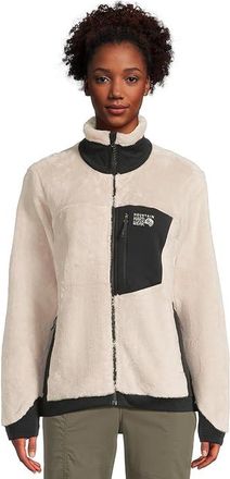 Mountain Hardwear Polartec(r) High Lofttm Jacket Womens Clothing Talc : LG, Elastane/Fleece/Polyester