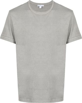 James Perse round-neck cotton T-shirt - men - Cotton - 2 - Grey