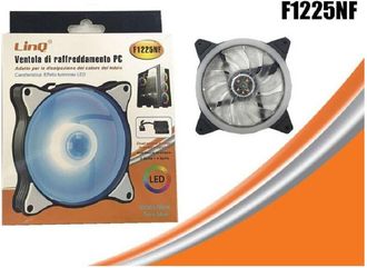 Trade Shop Trade Shop - Ventola Raffreddamento Dissipazione Cooling Fun Per Telaio Pc Con Luce Led F1225nf