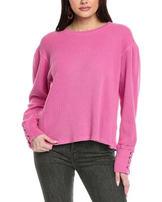 Free People Lapis Thermal Shirt