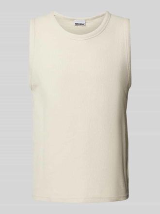 Review Top mit Rundhalsausschnitt in Ecru, Gr&ouml;&szlig;e XL