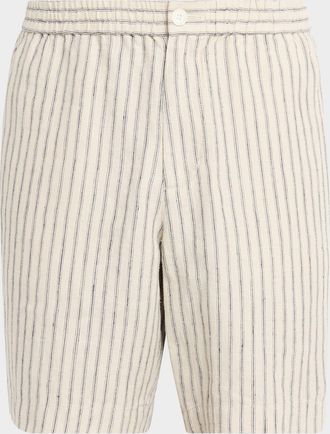 Vince Men & apos;s Ballstone Stripe Hemp Shorts