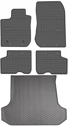 OEM Juego De Alfombrillas De Goma Para Coche Y Maletero Para Dacia Logan Ii Mcv Kombi (2012-2020)