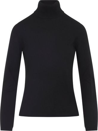 Max Mara Black Meana Cashmere Pullover-Donna