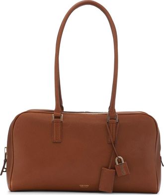 Tom Ford Small Leather Bowling Bag in Caramel at Nordstrom