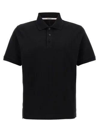 Saint Laurent Mens Logo Embroidery Polo Shirt