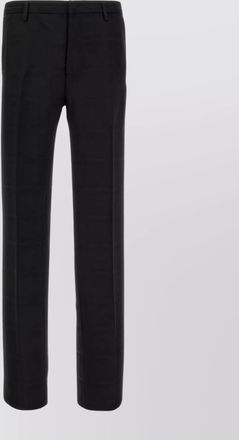Etro wool trousers belt loops back pocket