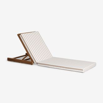 Sklum Sklum - Tumbona Reclinable En Madera De Acacia Idaira
