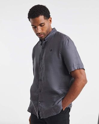 Timberland Linen Short Sleeve Shirt