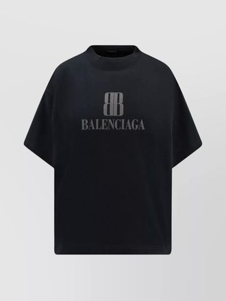 Balenciaga logo oversize cotton t-shirt