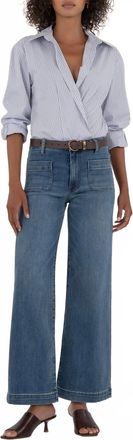 Kut from the Kloth Meg High Rise Wide Leg Jean In Loyalty