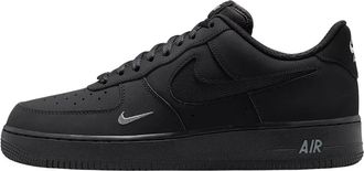 Nike Air Force 1 07 LV8 - Heren - Sport - Zwart - Maat: 40 1/2 EU Leer