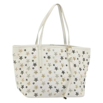 Jimmy Choo London Pre-owned Tote Bags, female, White, Size: ONE SIZE Pre-owned Tote Bag