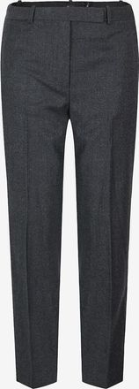 Theory Wollflanell-Keilhose mit hoher Taille Taper