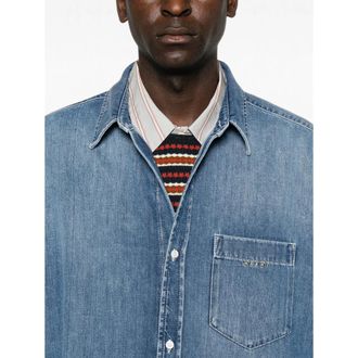 Marni Cotton Poplin Shirt - Blue