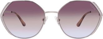 Guess Brown Gradient Geometric Ladies Sunglasses GU7842-S 33F 58