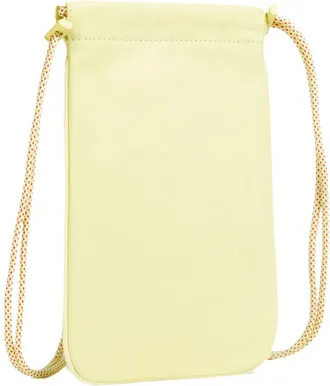 Zimmermann Womens Logo Leather Pouch Crossbody Bag Yellow > Shoulder