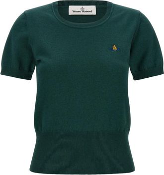 Vivienne Westwood Green Crew Neck Top