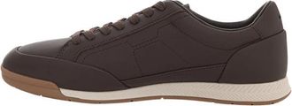HUGO BOSS Nitan Lage Sneakers - Heren - Sneakers - Bruin - 40 EU - Leer - Schoenen