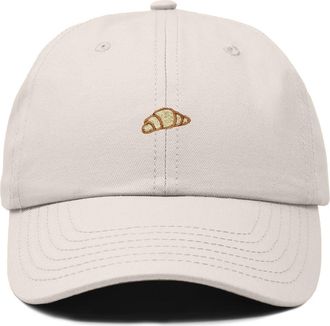 Dalix Croissant Dad Cap in Beige at Nordstrom