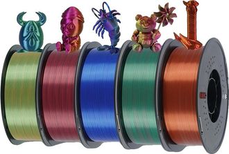 OEM Filamento Para Impresora 3d, Material De Seda, Capacidad De Transici&oacute;n De Color, Mezcla De Seda Triple A