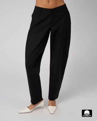 WeWoreWhat Balloon Leg Pant in Black at Nordstrom, Size 16