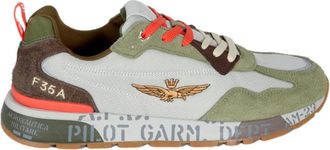 Aeronautica Sc 0276 Pilot - Heren - Sneakers - Veelkleurig - 40 EU - Leer - Schoenen